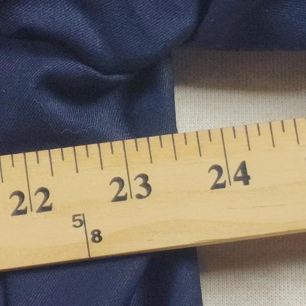 Lauren Ralph Lauren Mens 50R Navy Blue Blazer 100 Wool Two Button Sport Coat